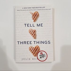 Tell me three things book